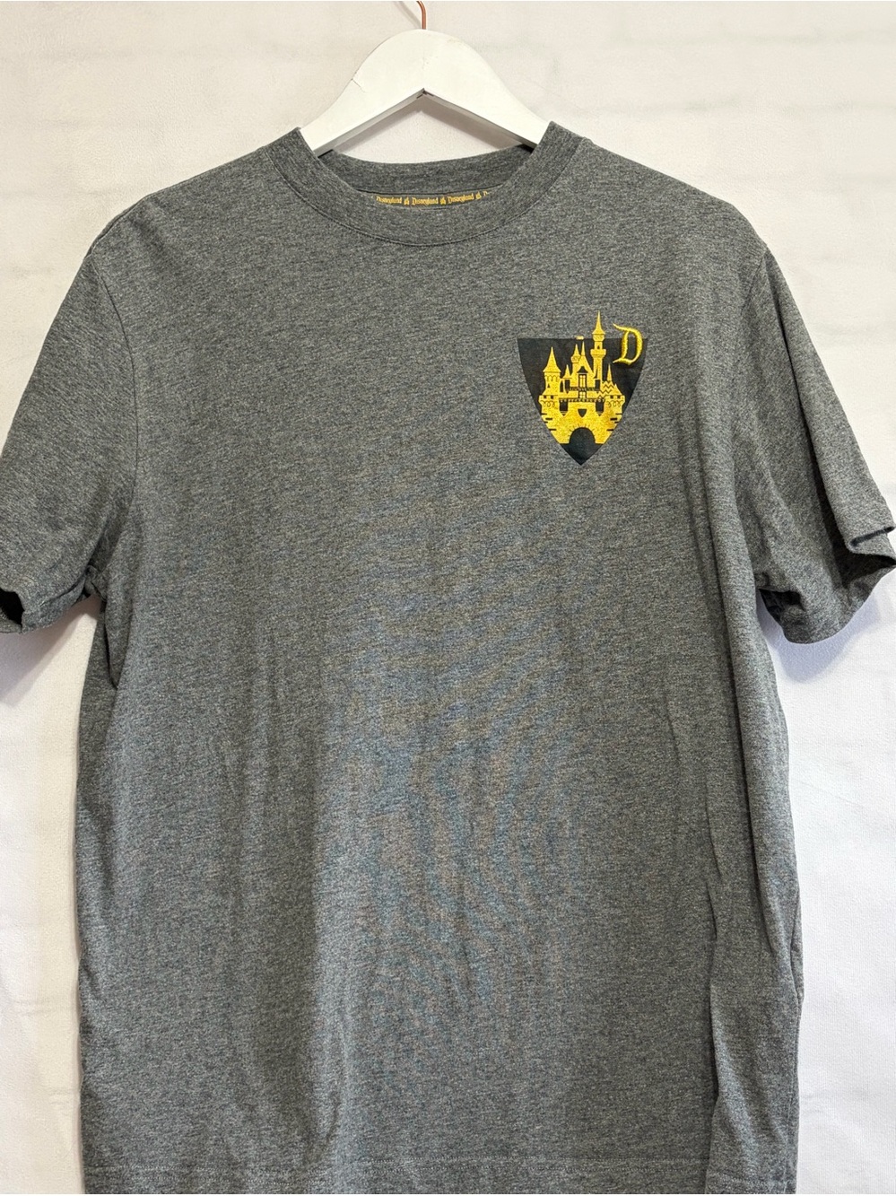 DisneyParks Disneyland Sleeping Beauty Castle Grey T-Shirt, M, Resort